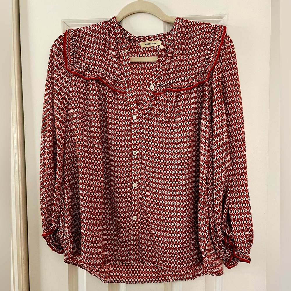 Max Studio blouse in EUC